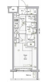 ザ・プレミアムキューブジー大崎 101 間取り図