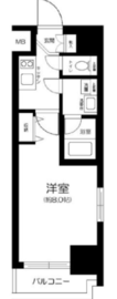 コンシェリア三田 6階 間取り図