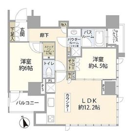 シティハウス東大井 3階 間取り図