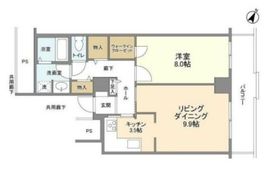 トルナーレ日本橋浜町 13階 間取り図