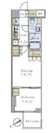 ブリリアイスト千駄ヶ谷 100 間取り図