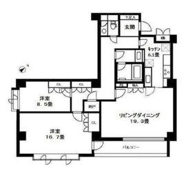 ステラメゾン碑文谷 100 間取り図