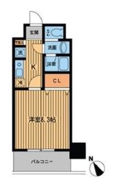 プライムアーバン門前仲町 100 間取り図