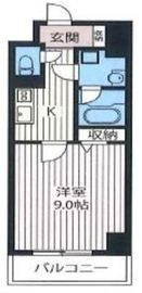 エスティメゾン秋葉原 802 間取り図