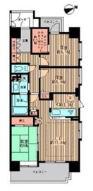 エコロジー浅草橋レジデンス 3階 間取り図