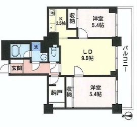 アイタウン・レピア 15階 間取り図