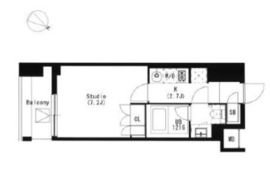 品川イースト 502 間取り図