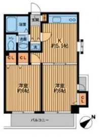 プライムアーバン新宿落合 201 間取り図