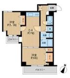 プライムアーバン新宿落合 102 間取り図