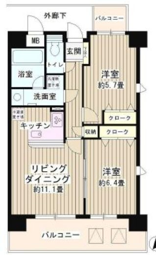 ザ・ホームズ青葉台 10階 間取り図