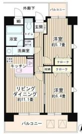 ザ・ホームズ青葉台 10階 間取り図