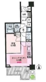 ベラカーサ池之端 107 間取り図