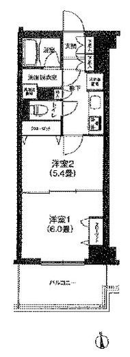 アイルグランデ大田 3階 間取り図