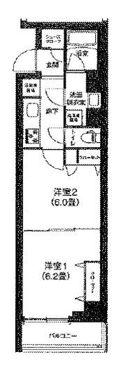 アイルグランデ大田 5階 間取り図