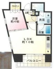 クレヴィア文京白山 3階 間取り図