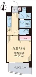 ソルジェンテ中野 507 間取り図