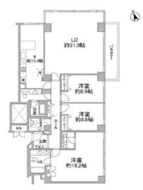 麻布マナー 100 間取り図