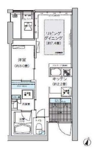 ガーデニエール砧ウエスト 100 間取り図