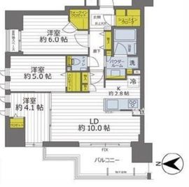 イニシアイオ浅草 9階 間取り図