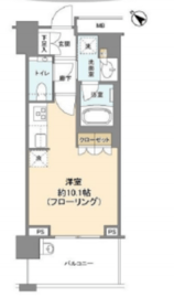 クロスエアタワー 11階 間取り図