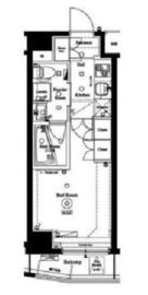 アクサス西新宿アジールコート 5階 間取り図