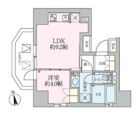 ザ・レジデンス三ノ輪 303 間取り図