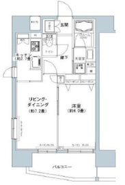 パークキューブ板橋本町 507 間取り図