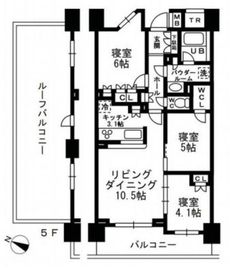 シャンピアグランデ深沢 402 間取り図