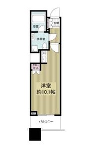 白金タワー 8階 間取り図