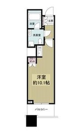 白金タワー 8階 間取り図