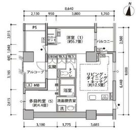 東雲キャナルコートCODAN 19-908 間取り図