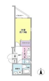 ル　ガルデニア 202 間取り図