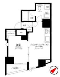 ガリシアレジデンス広尾 11階 間取り図