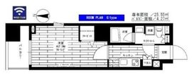 ステージグランデ菊川 10階 間取り図