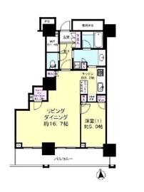 ベイクレストタワー 32階 間取り図