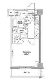 ザ・パークハビオ神泉 504 間取り図