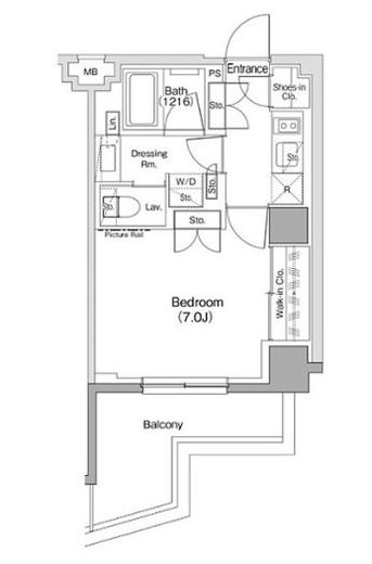 ザ・パークハビオ神泉 115 間取り図