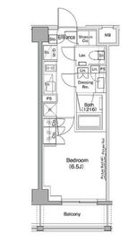 ザ・パークハビオ神泉 209 間取り図