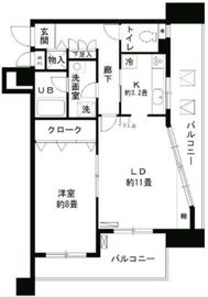 アステリオン松濤 303 間取り図