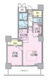 ロイヤルパークスタワー南千住 2112 間取り図