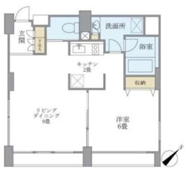 KDXレジデンス自由が丘 503 間取り図