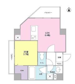 高輪三枝ビル 301 間取り図