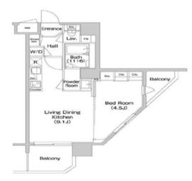 コンフォリア南砂町 1112 間取り図