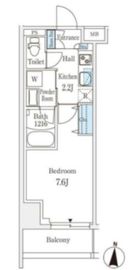 ラティエラ練馬 611 間取り図