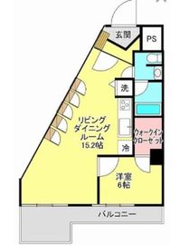 マンション雅叙苑 6階 間取り図