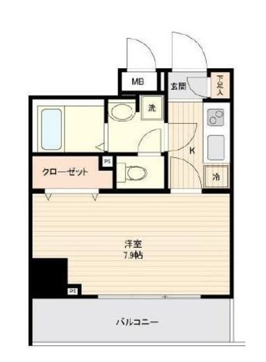 グランド・ガーラ銀座 13階 間取り図