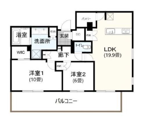 アトラス表参道 14階 間取り図