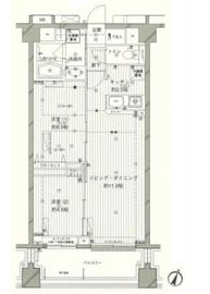 コスモリード西馬込 105 間取り図