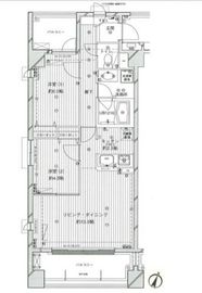 コスモリード西馬込 501 間取り図