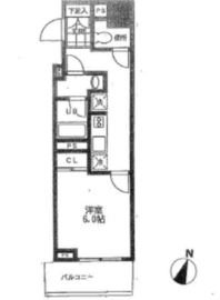 アトラス白山 607 間取り図